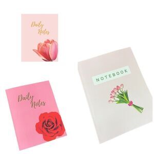 Bundle of 3 notebook journals